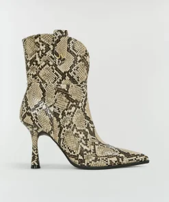 ADELINE laarzen met slangenprint - snake
