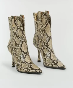 ADELINE laarzen met slangenprint - snake