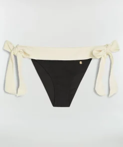 AIRE mid rise bikinibroekje - black creme white