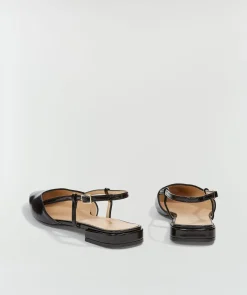 ALESSIA slingbacks met gesp - black