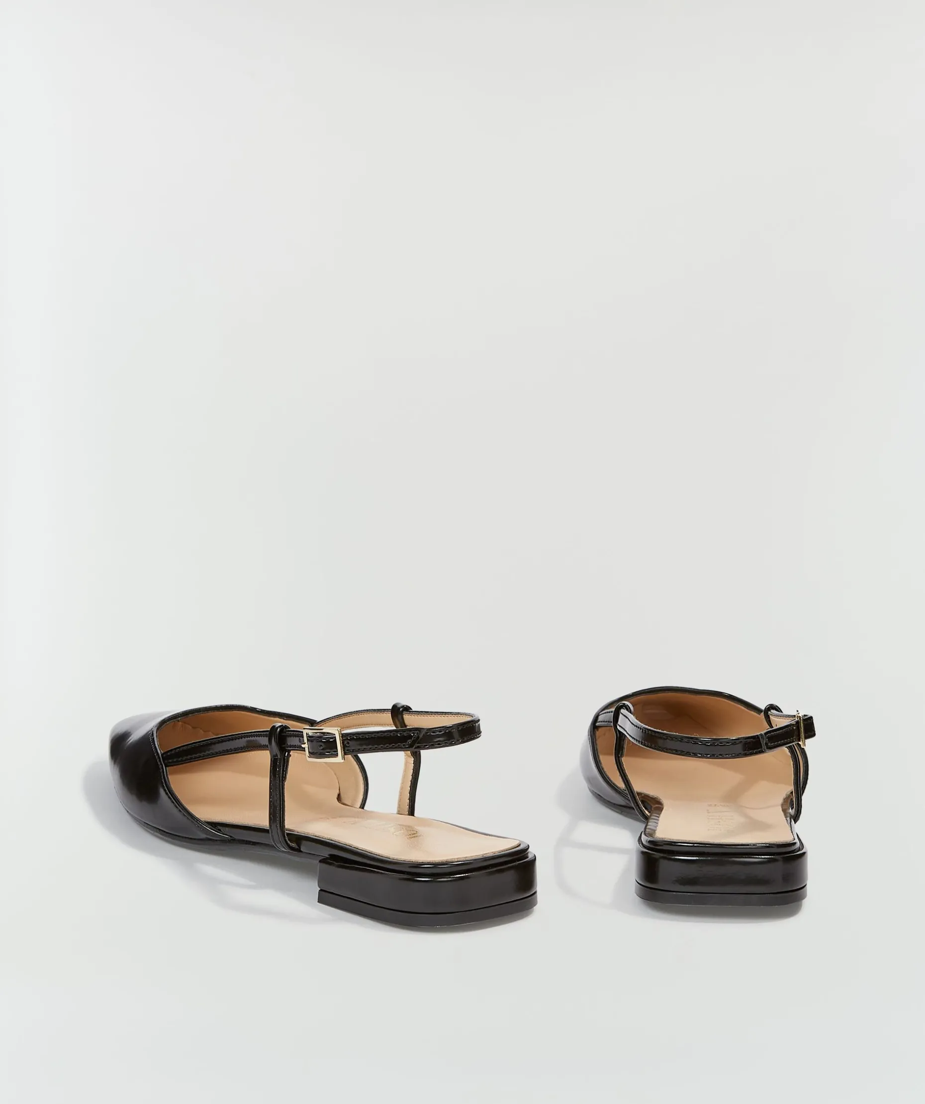 ALESSIA slingbacks met gesp - black