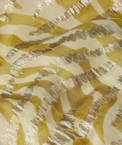 ALLOIS maxi-jurk met lurex - gold green