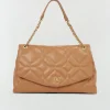 ATONIA schoudertas met logo - toffee