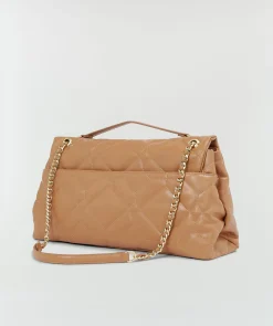 ATONIA schoudertas met logo - toffee