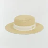 BROOKLYN hoed met logo - mink