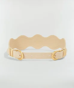 BYANCA riem van suède - beige