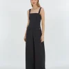 CHANA wide leg jumpsuit - dark navy