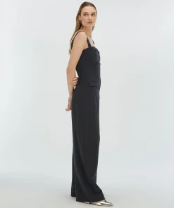CHANA wide leg jumpsuit - dark navy