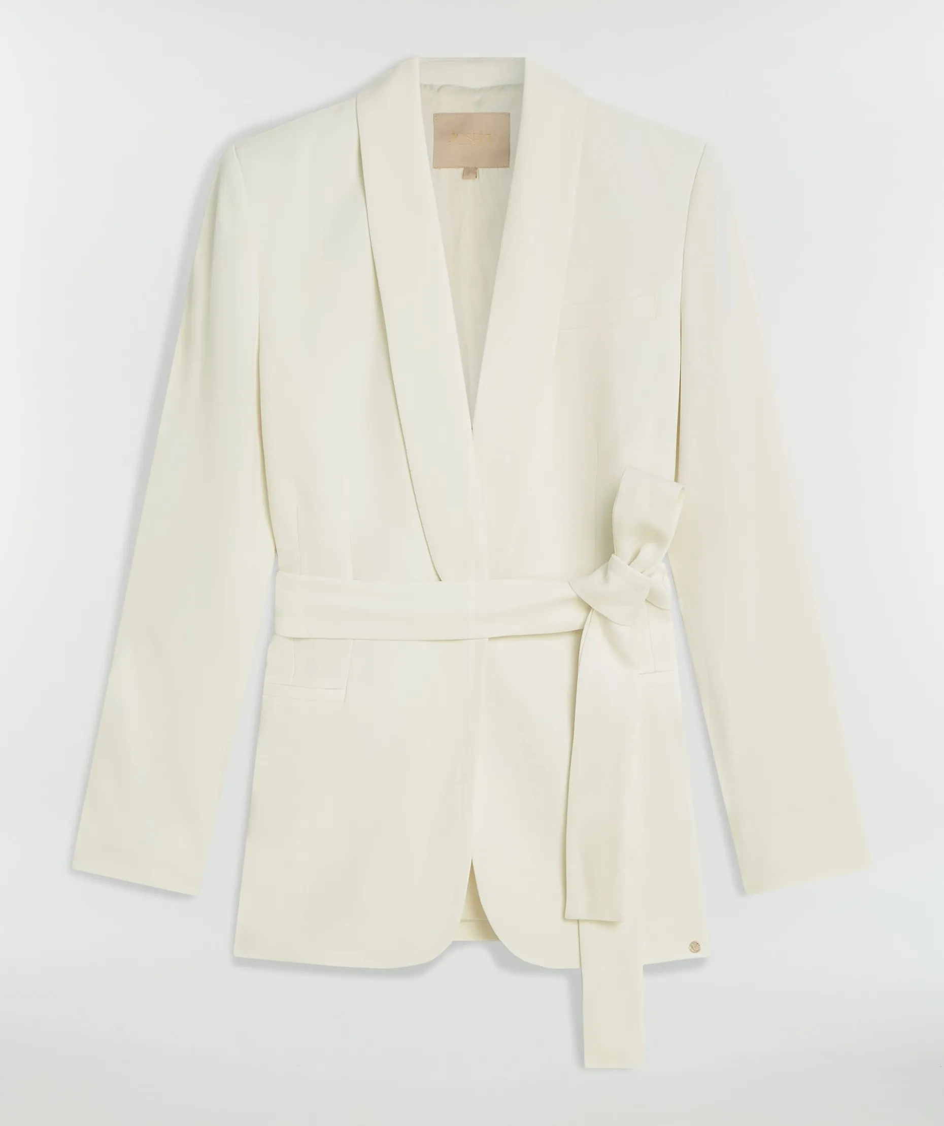 DIDI blazer met ceintuur - cocoon white
