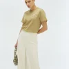 DORIE BOW regular fit T-shirt - green