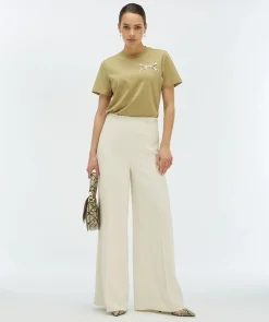 DORIE BOW regular fit T-shirt - green