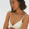 EFFIE bralette van badstof - creme white
