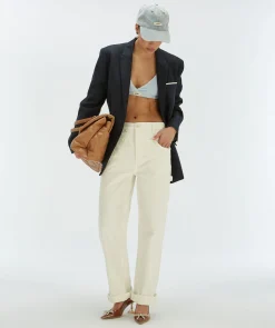 EFFIE bralette van badstof - sky blue