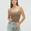 ELVIO super fitted body - mink