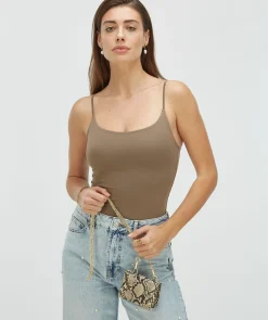 ELVIO super fitted body - mink