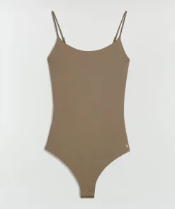 ELVIO super fitted body - mink