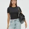 EMILY fitted T-shirt - black