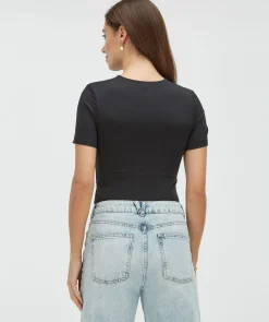 EMILY fitted T-shirt - black
