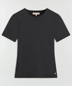 EMILY fitted T-shirt - black