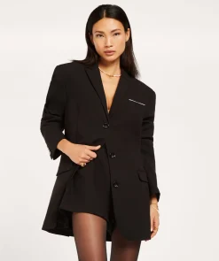 ESTRELLA oversized blazerjurk met short - black