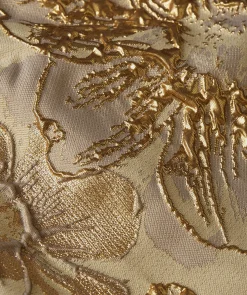 FLORIAN regular fit shorts met metallic details - dusty lilac gold