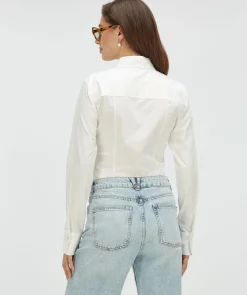 GAEL regular fit body blouse - off white