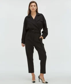 IVESSA regular fit jumpsuit - black