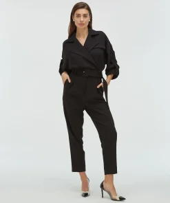 IVESSA regular fit jumpsuit - black