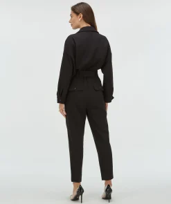 IVESSA regular fit jumpsuit - black