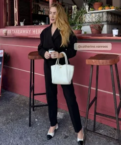 IVESSA regular fit jumpsuit - black