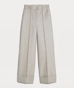 JAGGER wide leg pantalon met lurex - grey silver