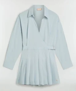 JEANINE regular fit jurk met shorts - sky blue
