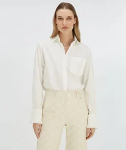 JENNIE regular fit blouse met ruches - off white