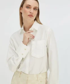 JENNIE regular fit blouse met ruches - off white