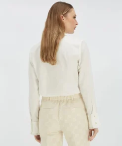 JENNIE regular fit blouse met ruches - off white