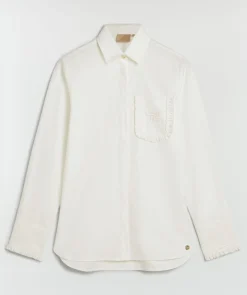 JENNIE regular fit blouse met ruches - off white