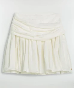 JUUL high waisted skort - off white