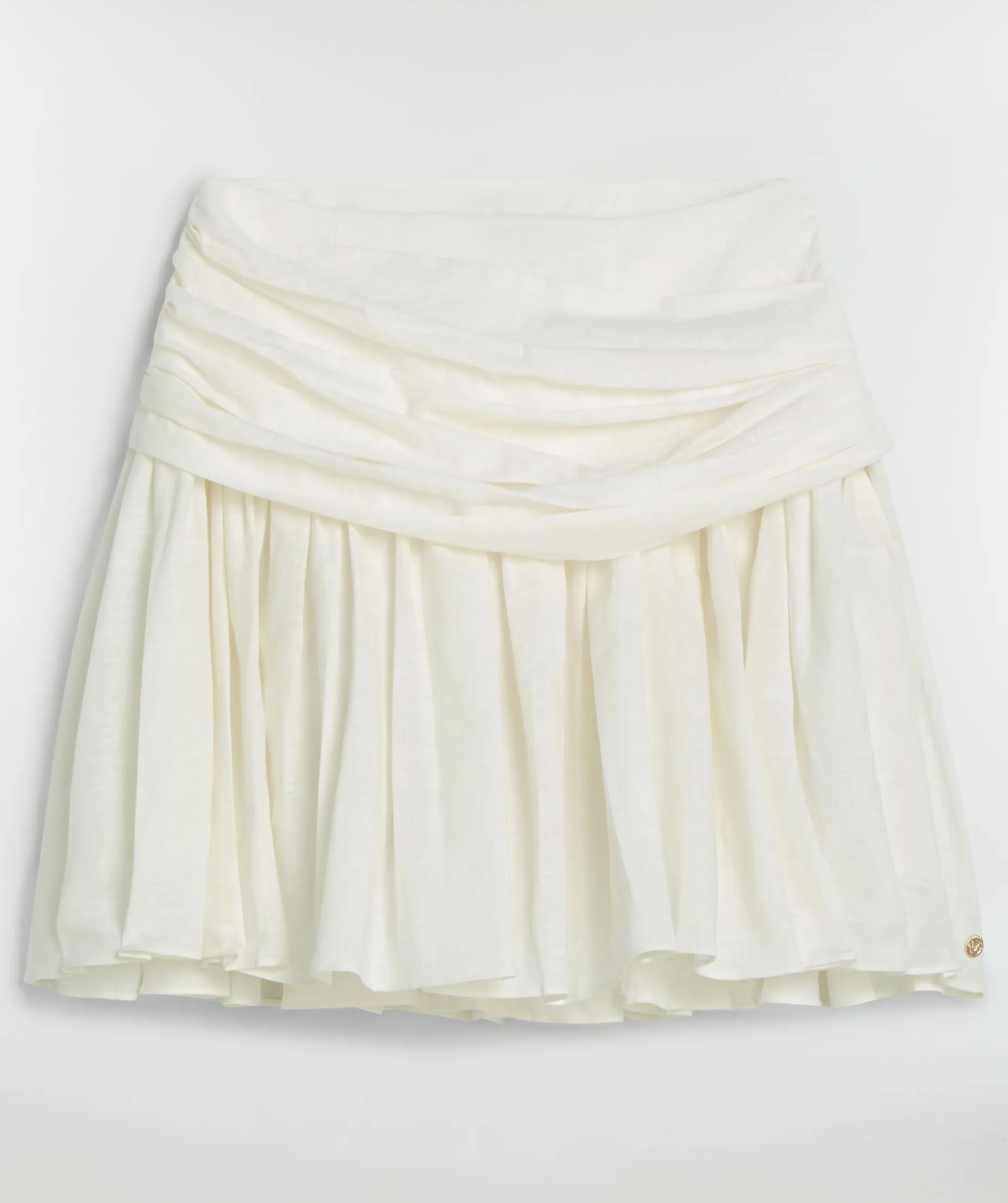 JUUL high waisted skort - off white