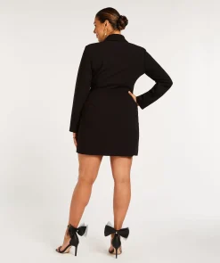 JV BONITA overslagjurk - black