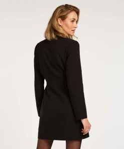 JV BONITA overslagjurk - black