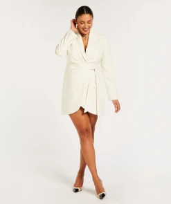 JV BONITA overslagjurk - creme white