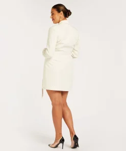 JV BONITA overslagjurk - creme white