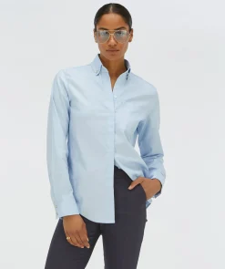 JV Charline fitted blouse - light blue