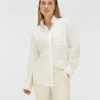 JV Charline fitted blouse - clean white