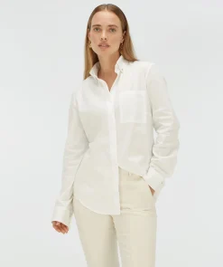 JV Charline fitted blouse - clean white