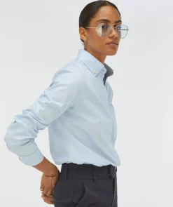 JV Charline fitted blouse - light blue