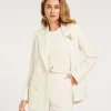 JV DILLEN straight fit blazer - creme white