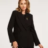 JV DILLEN straight fit blazer - black