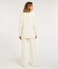JV DILLEN straight fit blazer - creme white