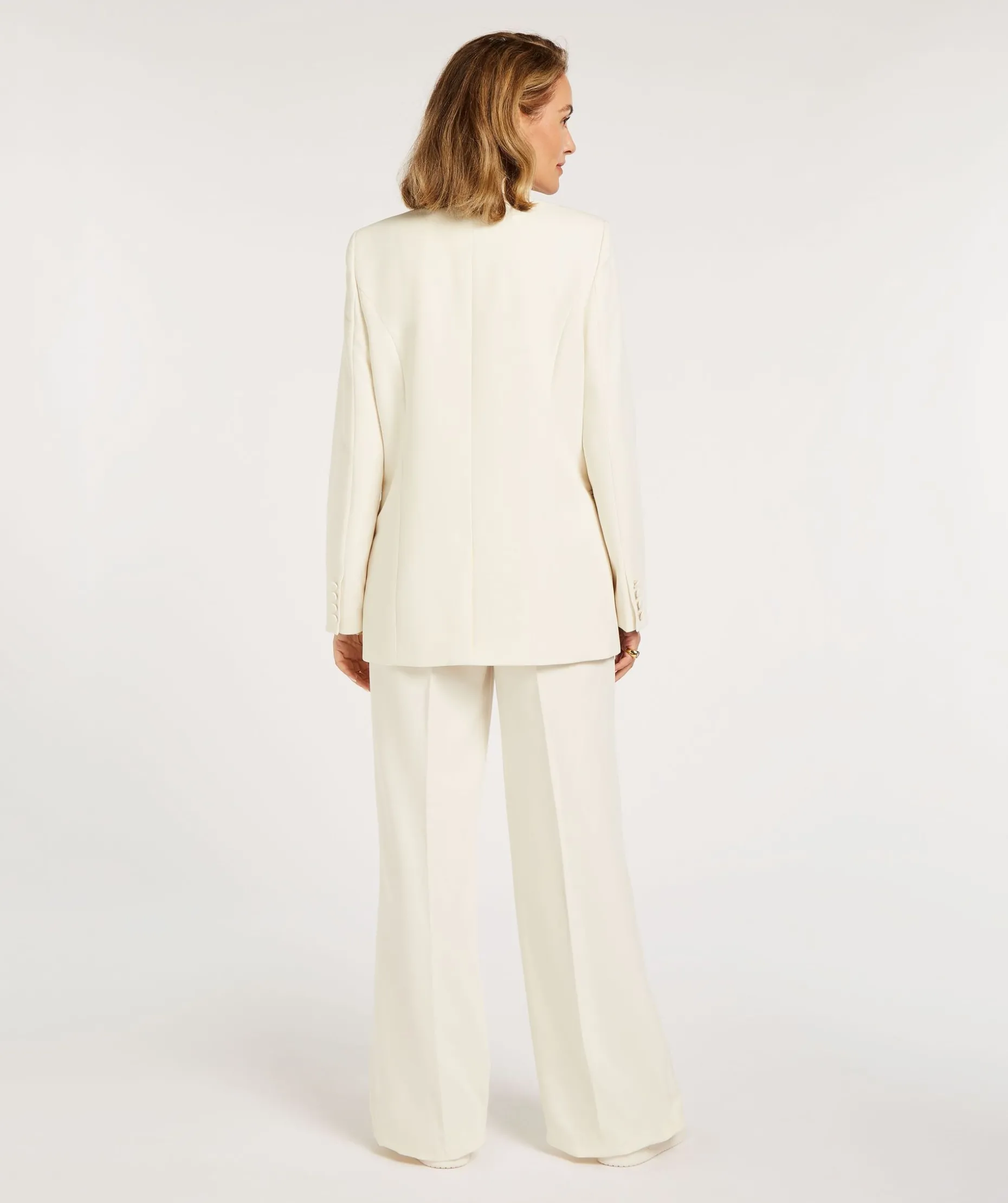 JV DILLEN straight fit blazer - creme white